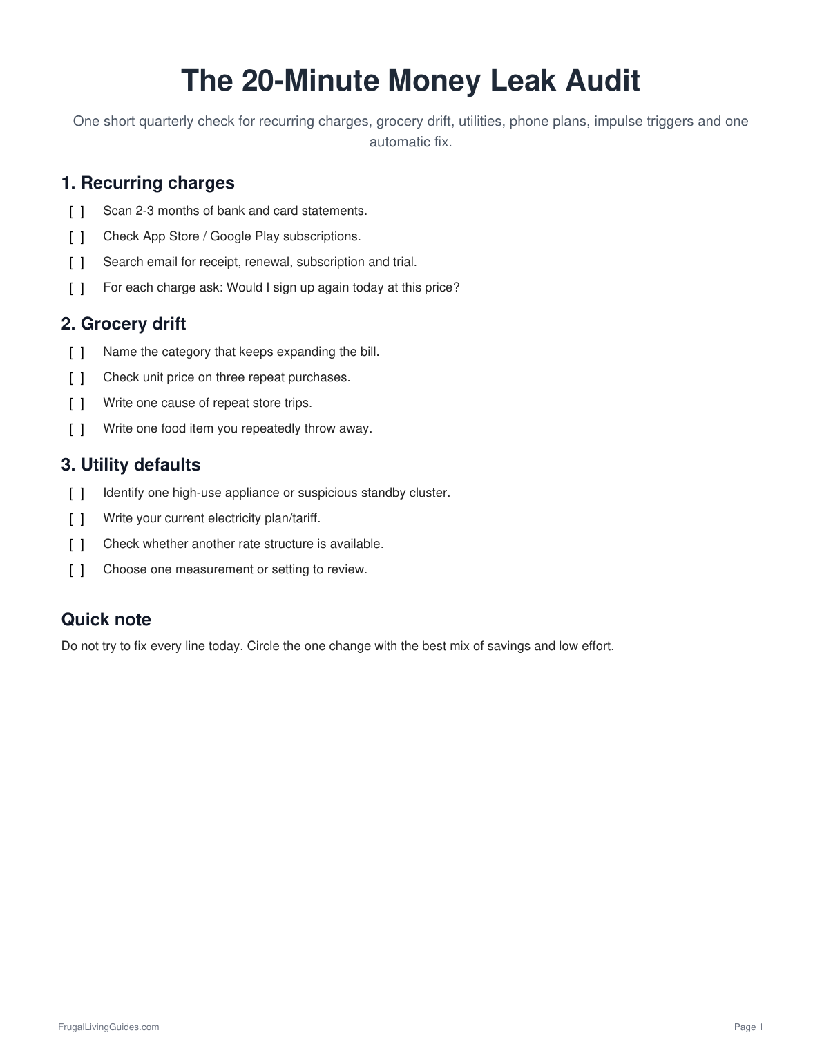 Printable preview